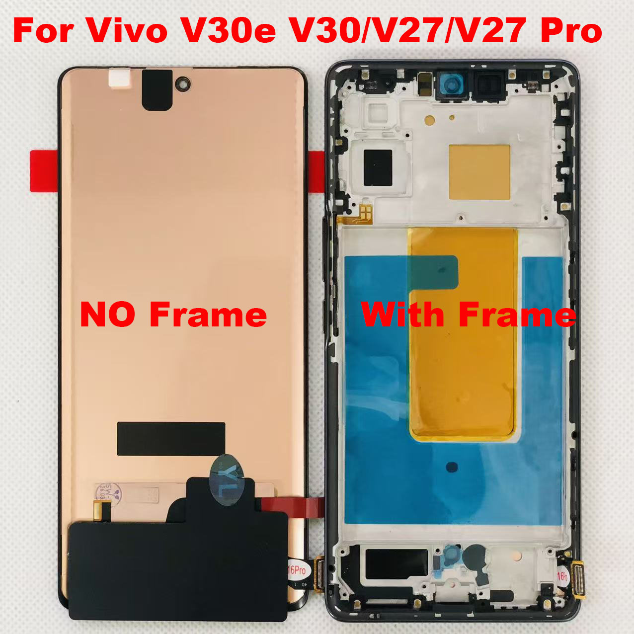 Vivo V40 - AMOLED オリジナル Vivo V30e V30 Lcd