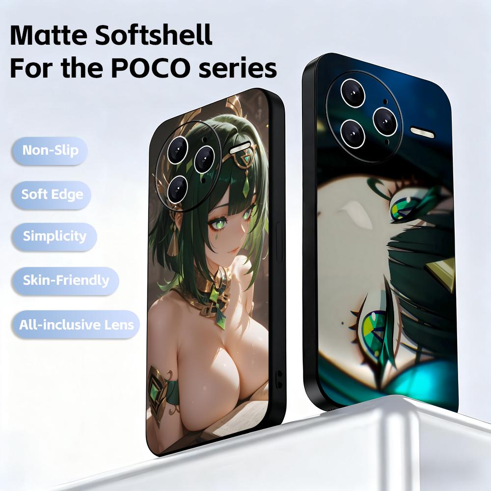 Xiaomi Poco X6 - 原神インパクト ネフェル スマホケース Xiaomi POCO M7