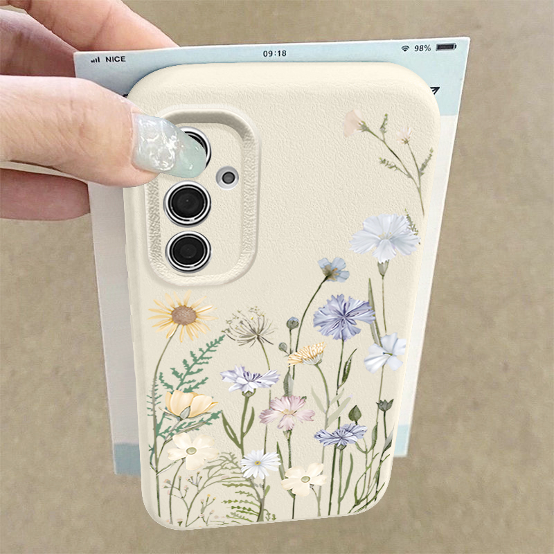 Samsung Galaxy A55 - 小さな花柄スマホケース Samsung Galaxy S25 Edge S24