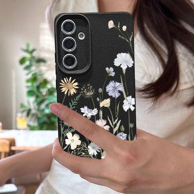 小さな花柄スマホケース Samsung Galaxy S25 - Samsung Galaxy A55 のレビューと価格