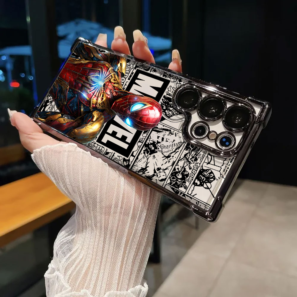 マーベル スパイダーマン アイアンマン コミックケース Sa - Samsung Galaxy S24 のレビューと価格