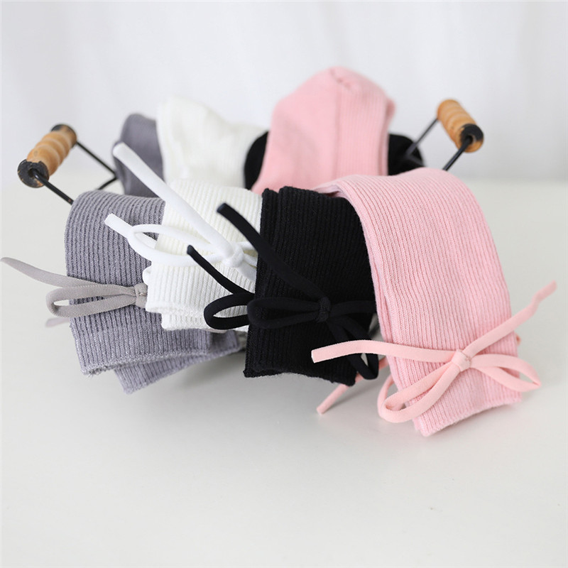 秋の子供ニーハイソックスベビーガールズボーイズちょう結びフラ - Baby Sock Oximeter のレビューと価格